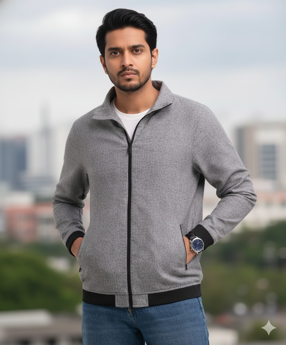 Maverick Cotton-Blend Biker Jacket