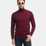 Viscose-Blend Turtleneck Sweater