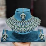 Diamond Cut Necklace Set with Earring - Image 6