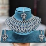 Diamond Cut Necklace Set with Earring - Image 4